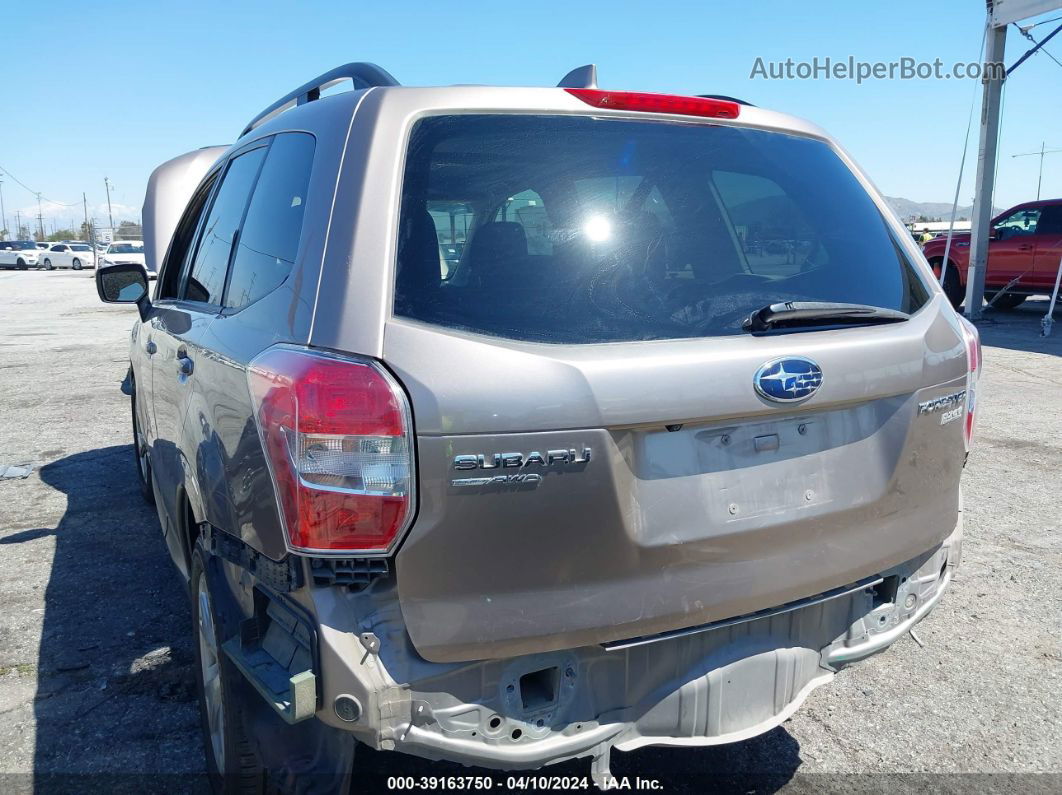 2016 Subaru Forester 2.5i Premium Beige vin: JF2SJAFC8GH525219