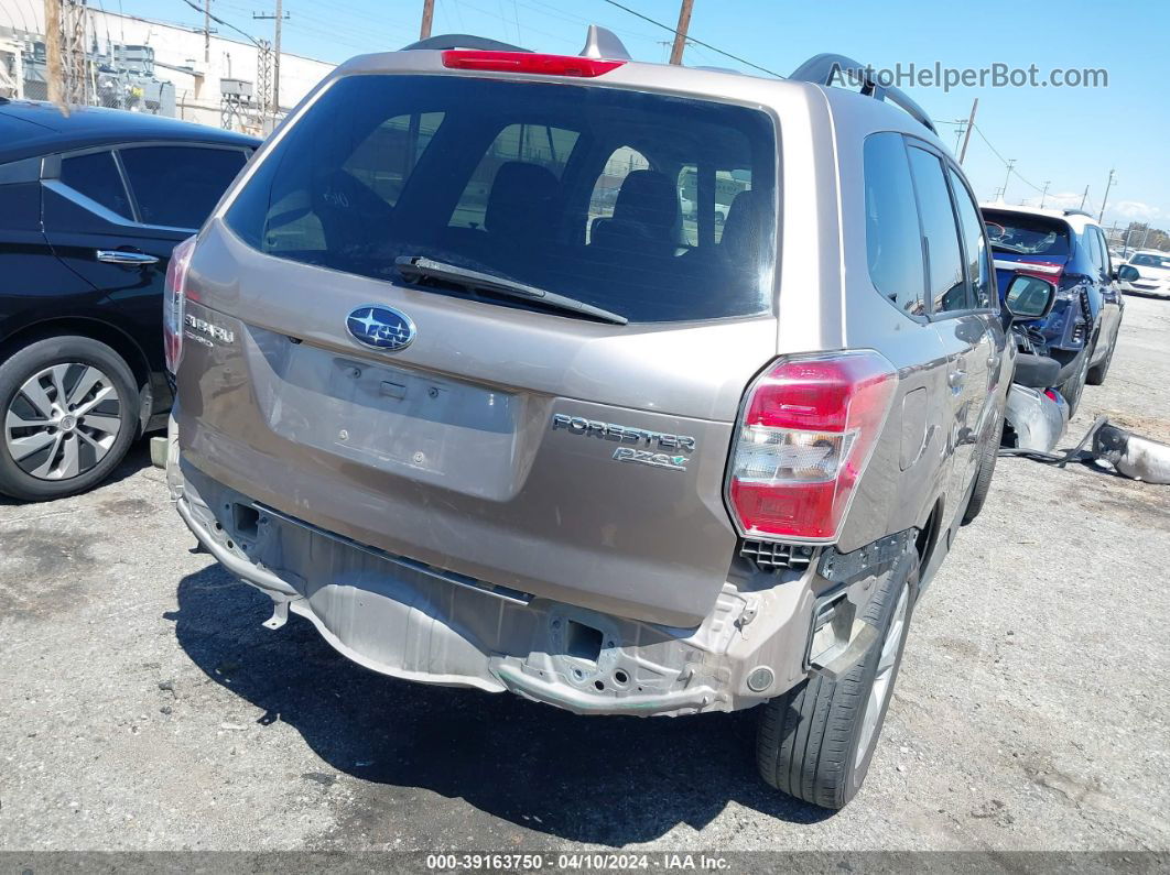 2016 Subaru Forester 2.5i Premium Beige vin: JF2SJAFC8GH525219