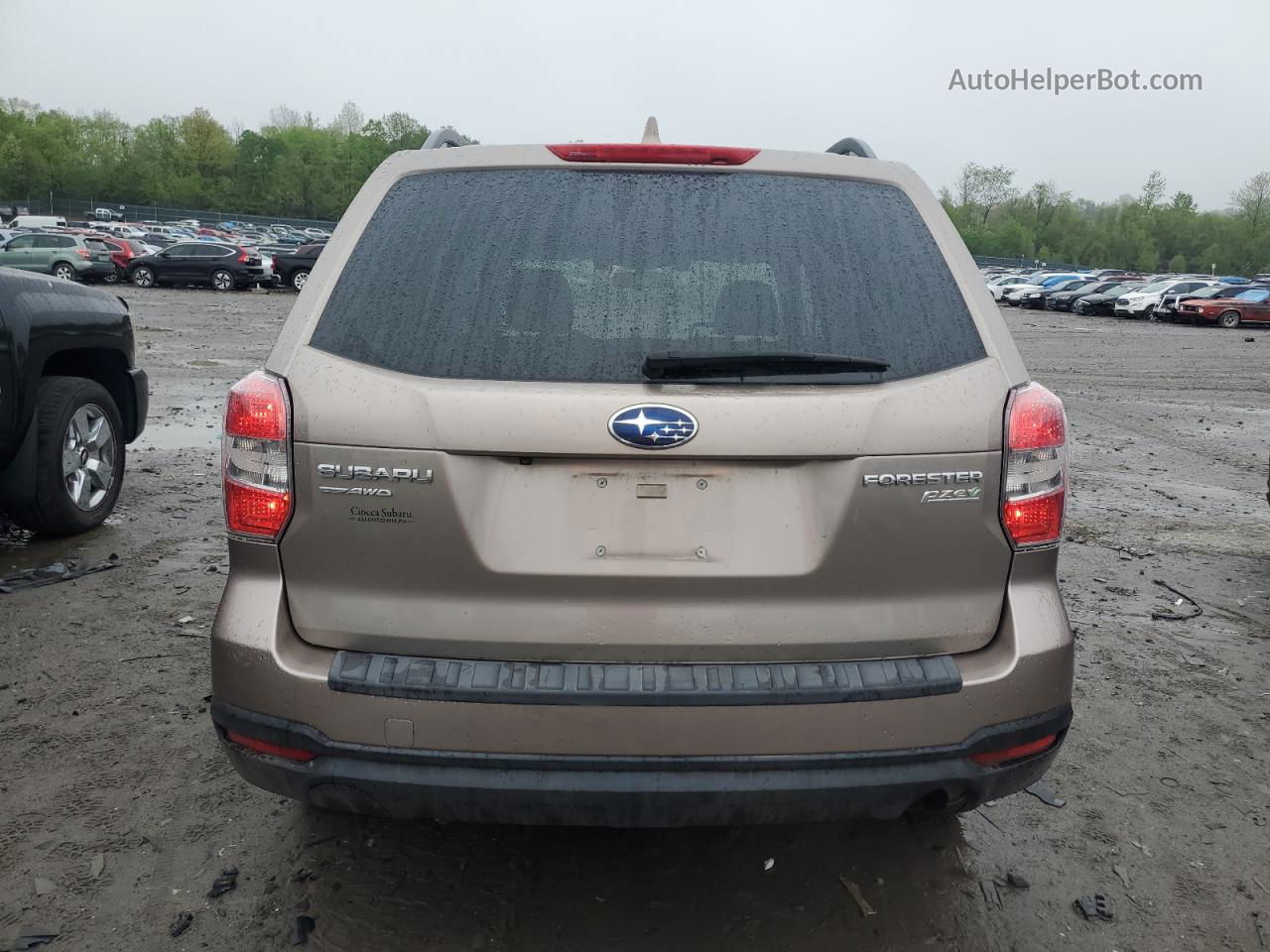 2016 Subaru Forester 2.5i Premium Gold vin: JF2SJAFC9GH544846