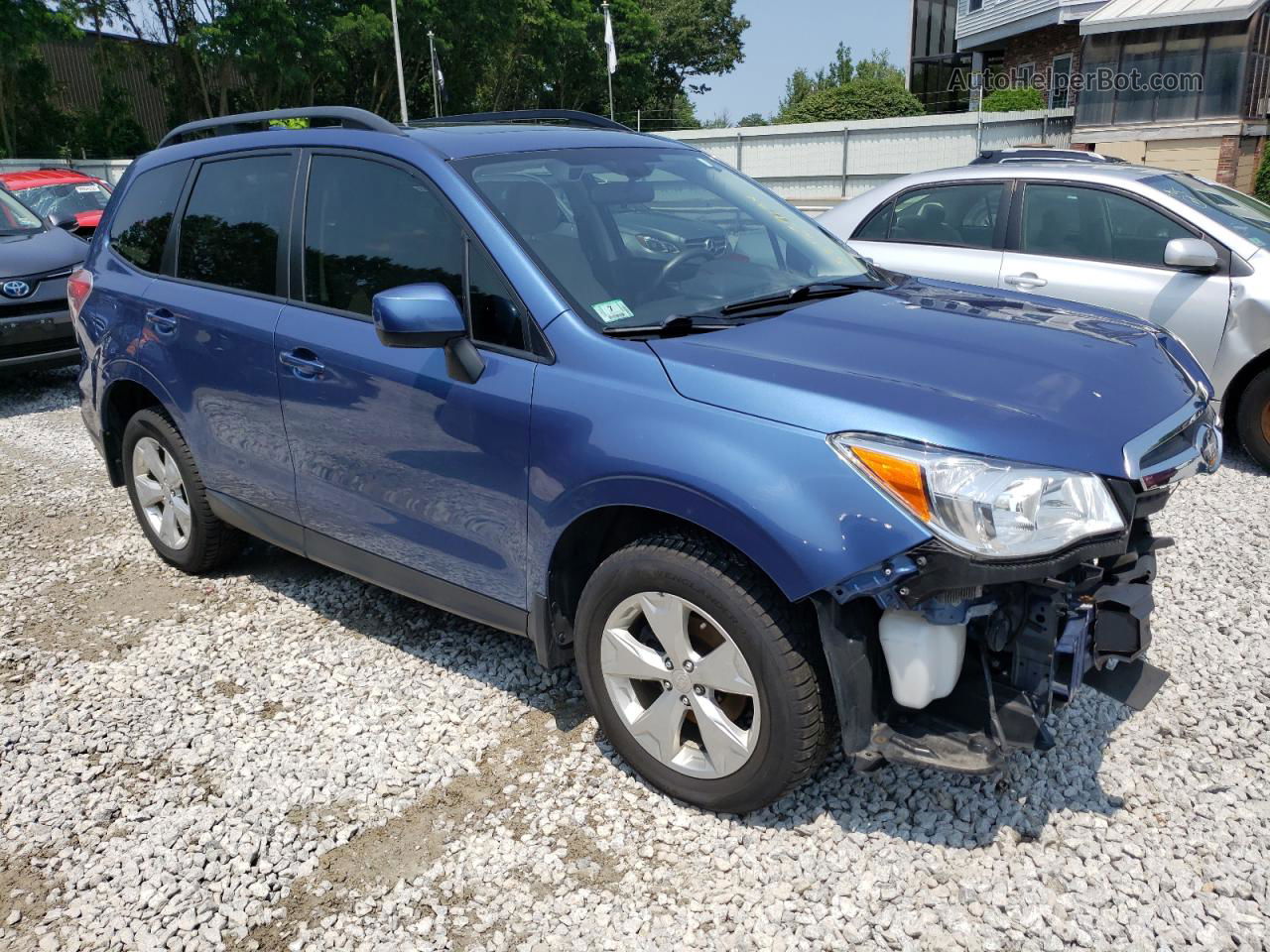 2016 Subaru Forester 2.5i Premium Blue vin: JF2SJAFCXGH535511