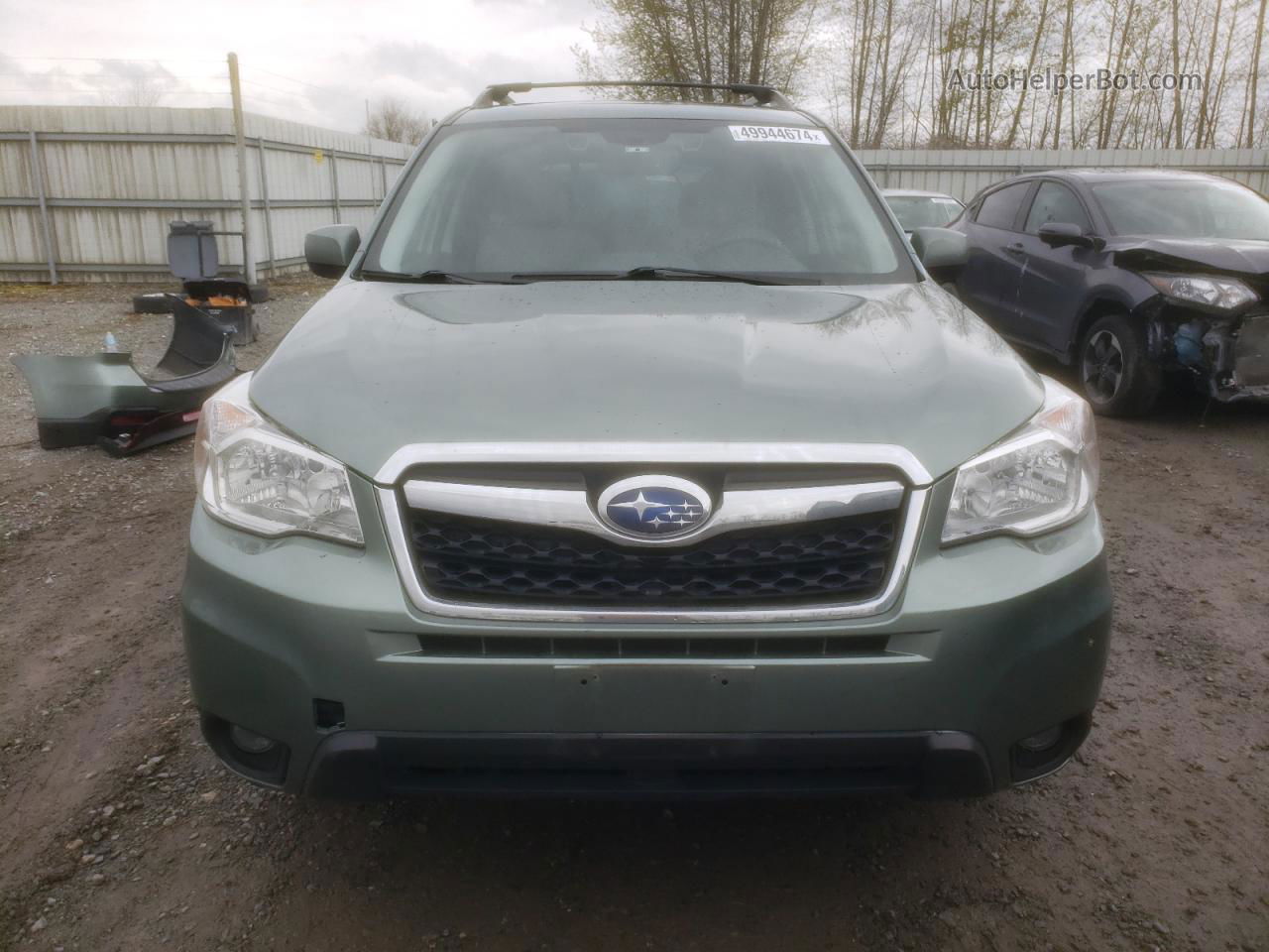 2016 Subaru Forester 2.5i Premium Зеленый vin: JF2SJAGC0GH445251