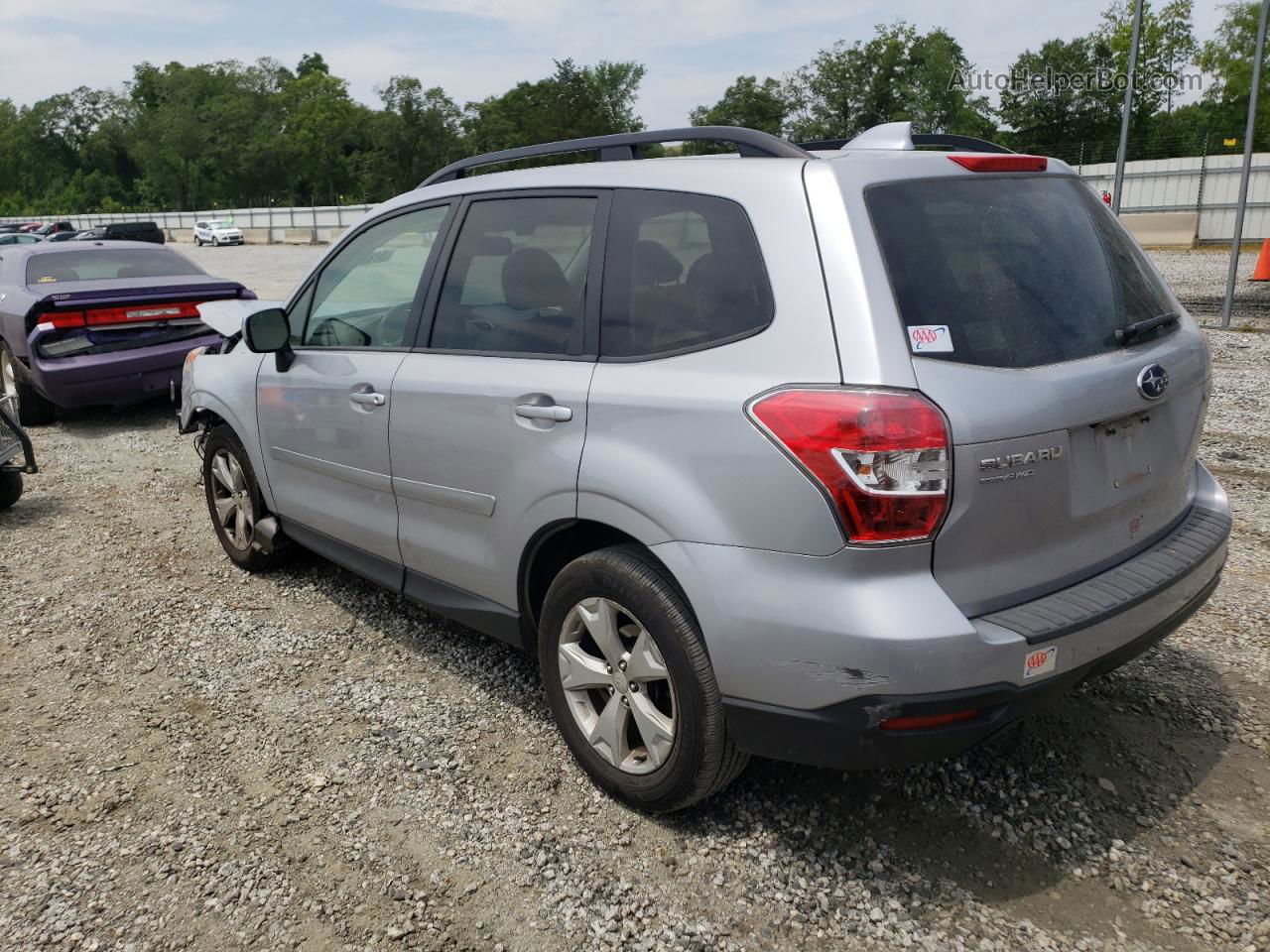 2016 Subaru Forester 2.5i Premium Silver vin: JF2SJAGC0GH465967