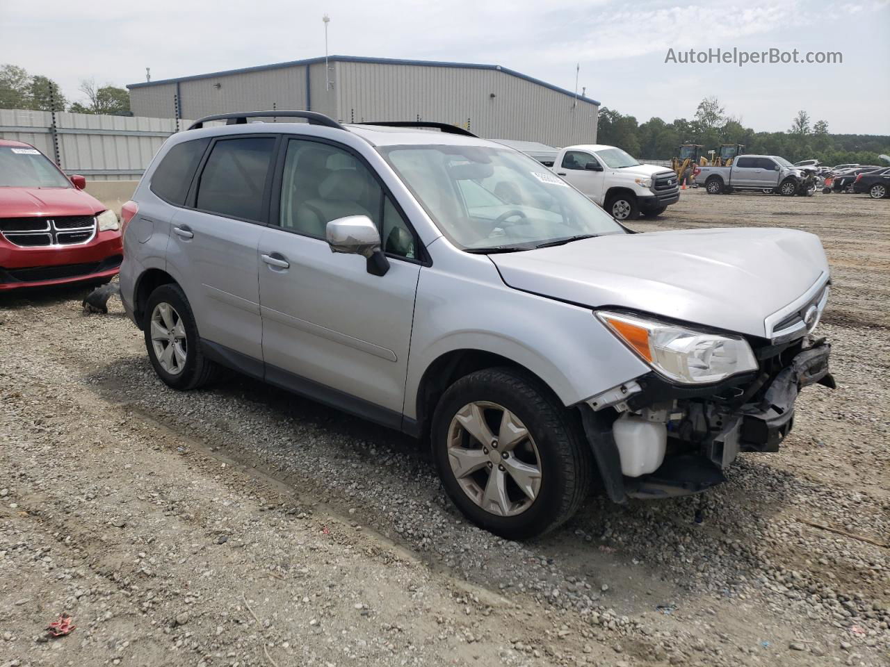 2016 Subaru Forester 2.5i Premium Silver vin: JF2SJAGC0GH465967