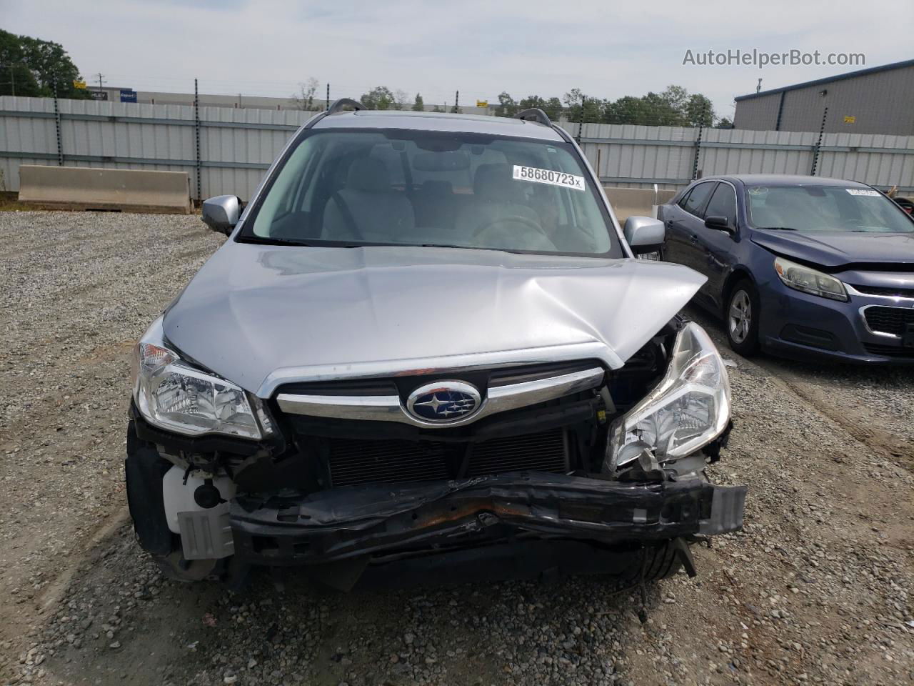 2016 Subaru Forester 2.5i Premium Silver vin: JF2SJAGC0GH465967