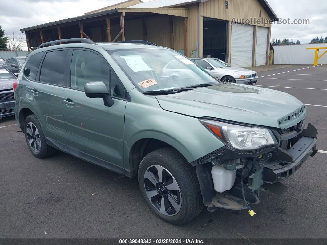 2017 Subaru Forester 2.5i Premium Green vin: JF2SJAGC0HH513193