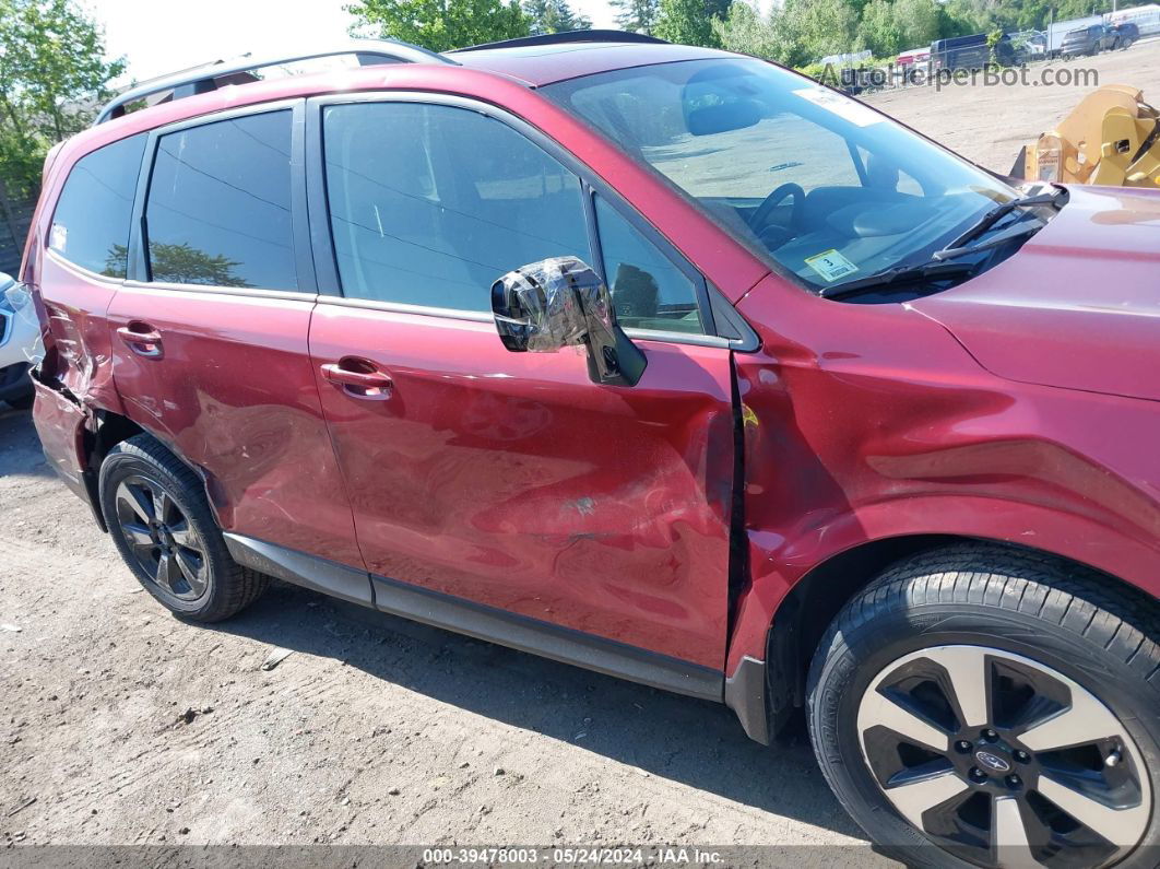 2017 Subaru Forester 2.5i Premium Red vin: JF2SJAGC0HH518801