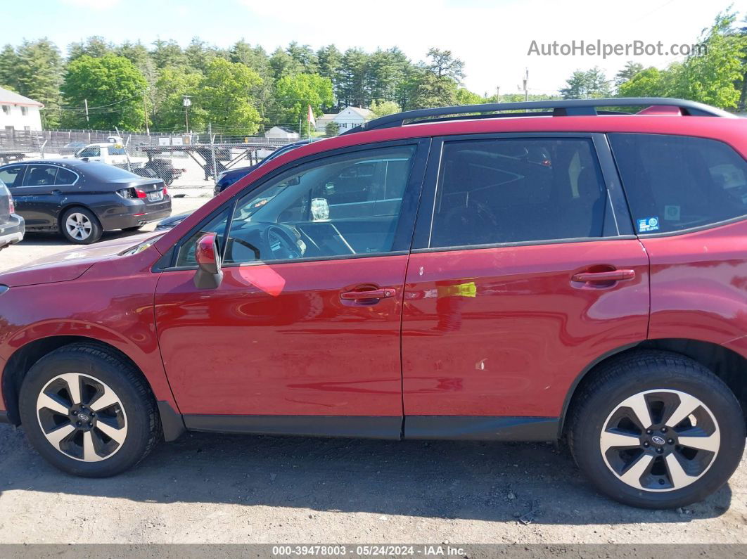 2017 Subaru Forester 2.5i Premium Red vin: JF2SJAGC0HH518801