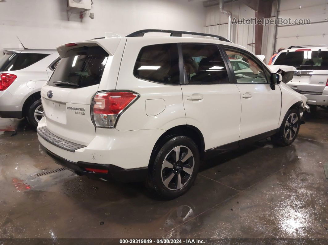 2017 Subaru Forester 2.5i Premium White vin: JF2SJAGC0HH544119