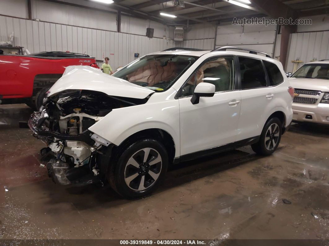 2017 Subaru Forester 2.5i Premium White vin: JF2SJAGC0HH544119