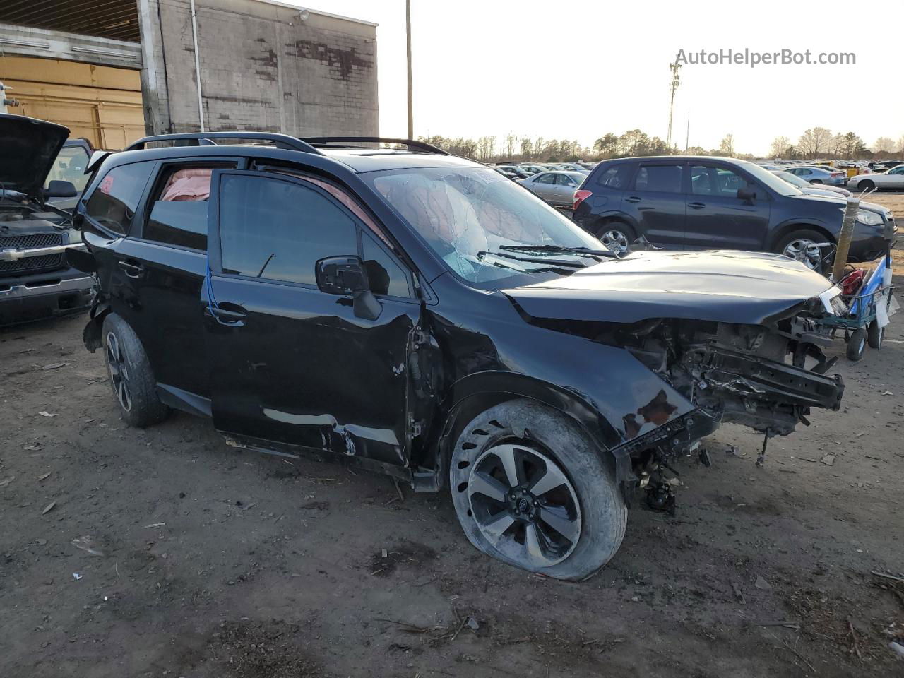 2017 Subaru Forester 2.5i Premium Black vin: JF2SJAGC0HH804583