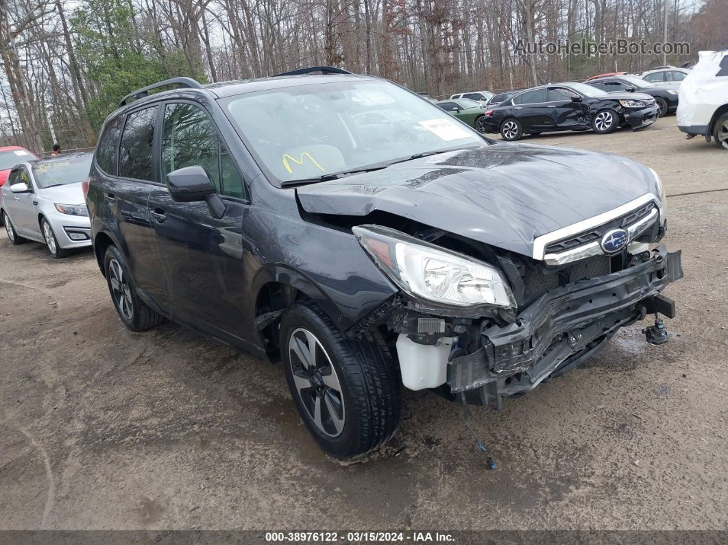 2017 Subaru Forester 2.5i Premium Gray vin: JF2SJAGC1HH528253