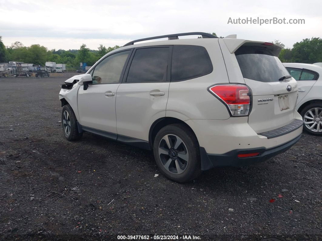 2018 Subaru Forester 2.5i Premium White vin: JF2SJAGC1JH518232