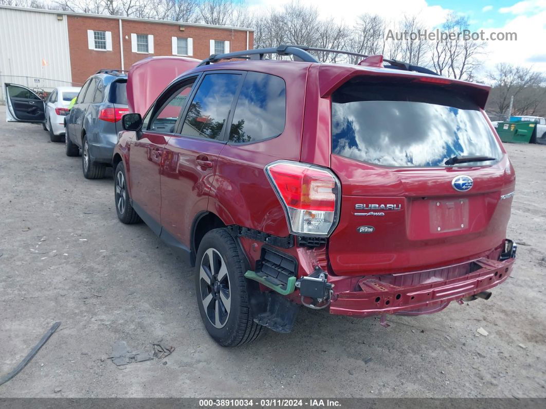 2018 Subaru Forester 2.5i Premium Red vin: JF2SJAGC1JH556530