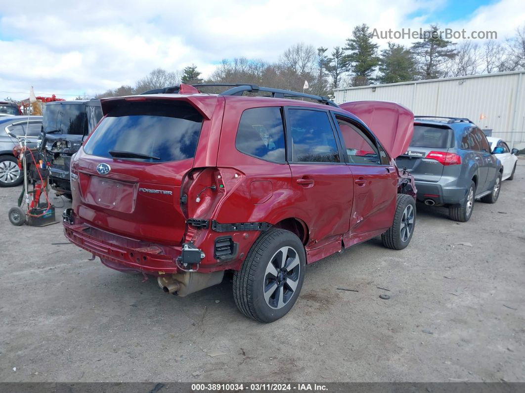 2018 Subaru Forester 2.5i Premium Red vin: JF2SJAGC1JH556530