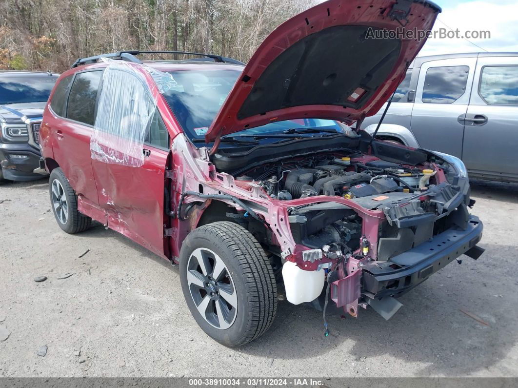 2018 Subaru Forester 2.5i Premium Red vin: JF2SJAGC1JH556530