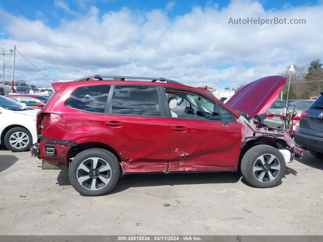 2018 Subaru Forester 2.5i Premium Red vin: JF2SJAGC1JH556530