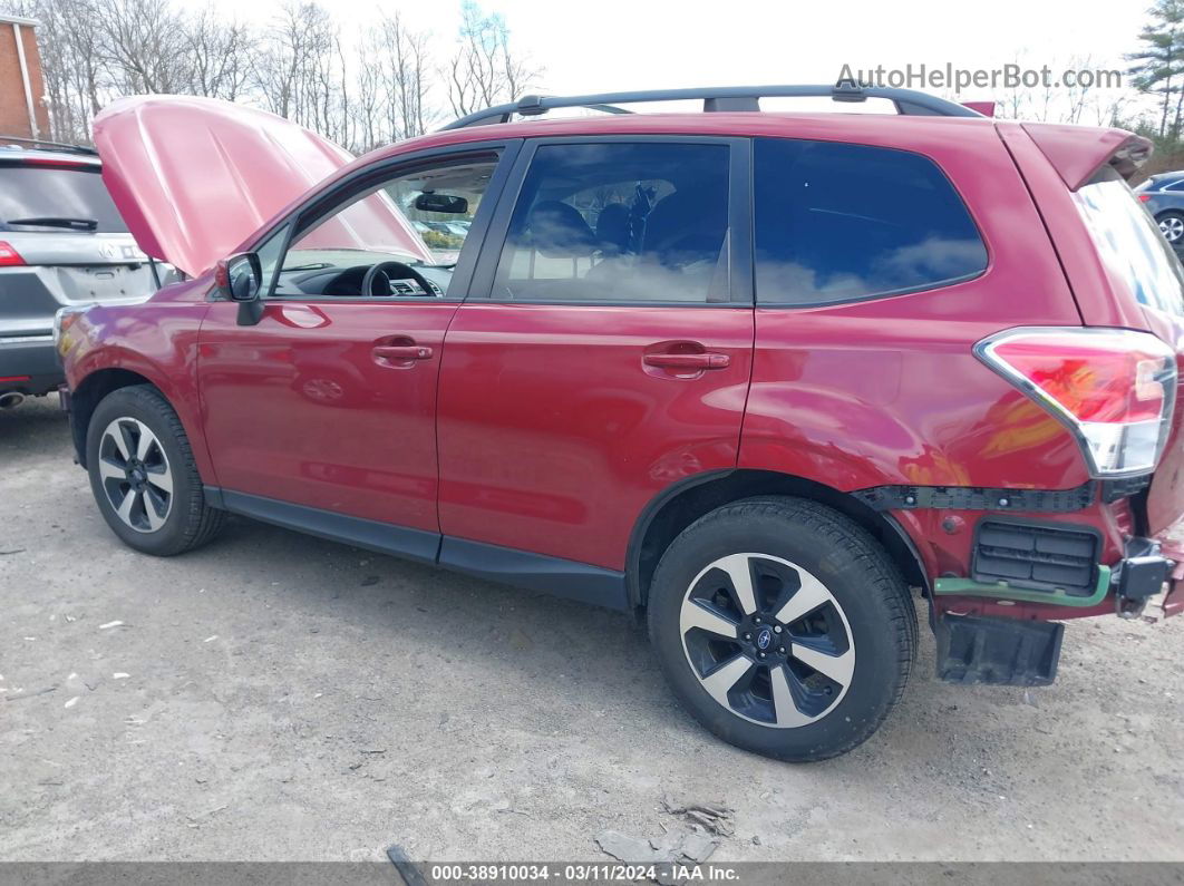 2018 Subaru Forester 2.5i Premium Red vin: JF2SJAGC1JH556530