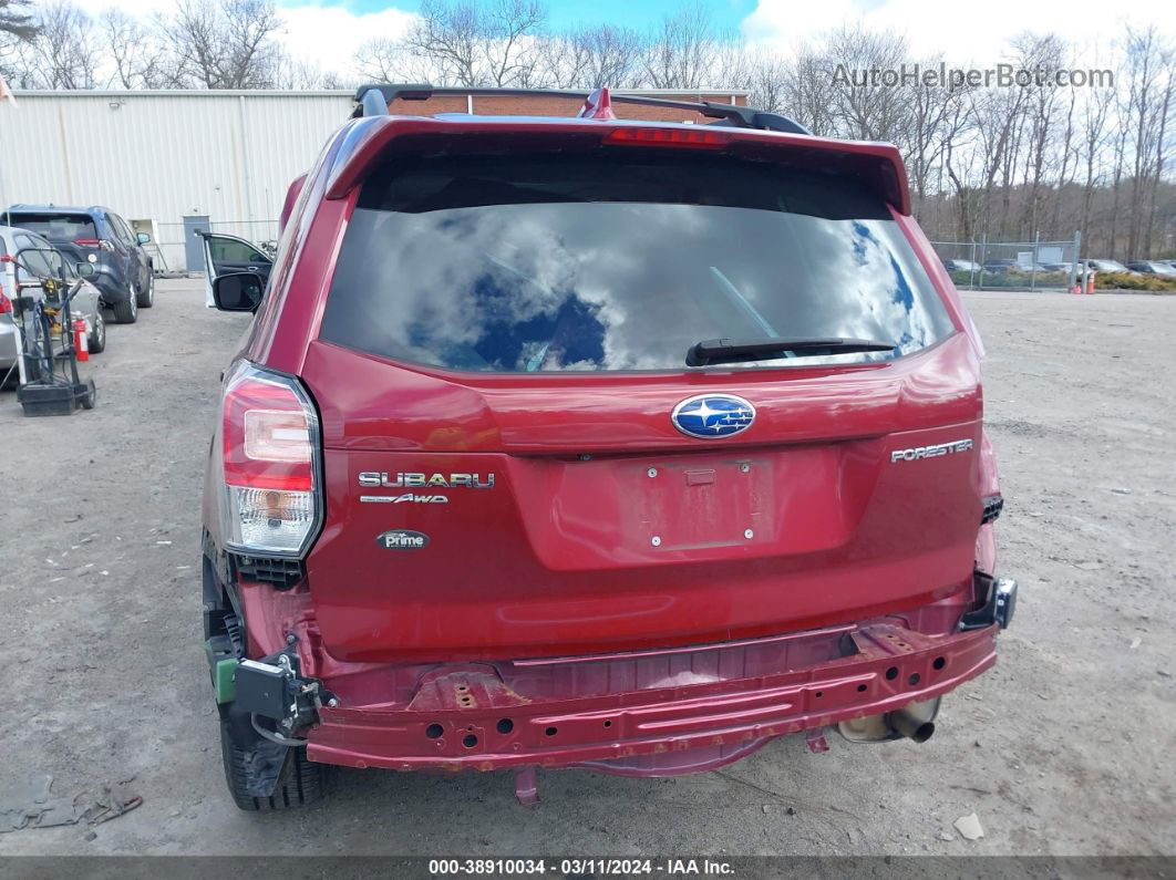 2018 Subaru Forester 2.5i Premium Red vin: JF2SJAGC1JH556530