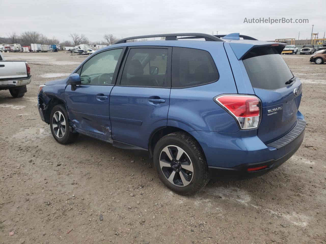 2018 Subaru Forester 2.5i Premium Blue vin: JF2SJAGC1JH594663