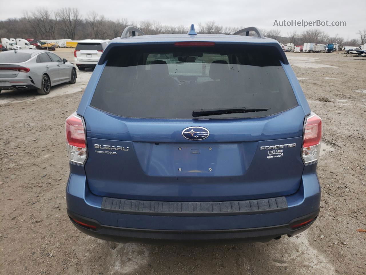 2018 Subaru Forester 2.5i Premium Blue vin: JF2SJAGC1JH594663