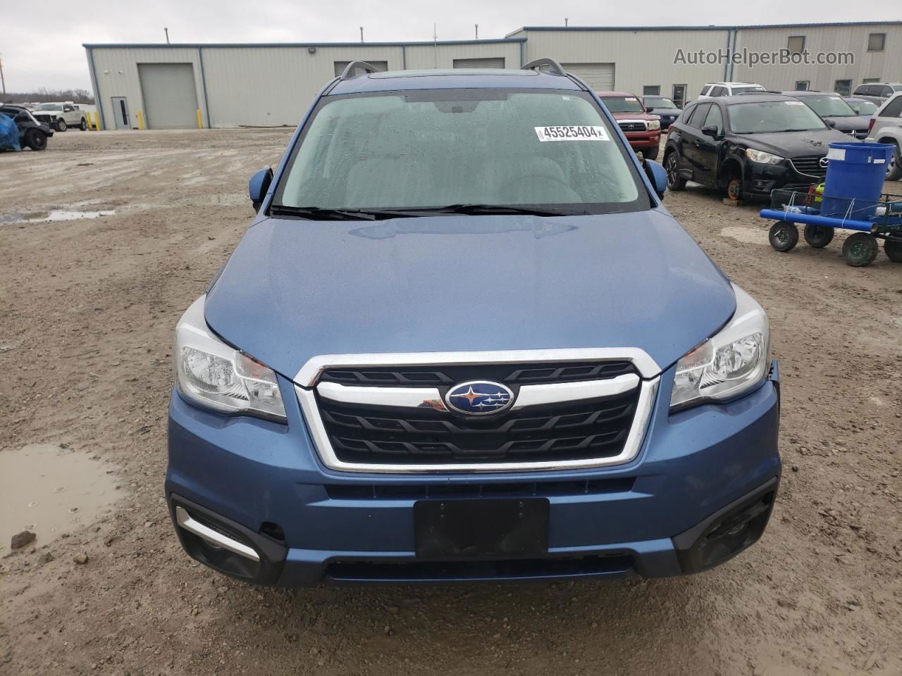 2018 Subaru Forester 2.5i Premium Blue vin: JF2SJAGC1JH594663