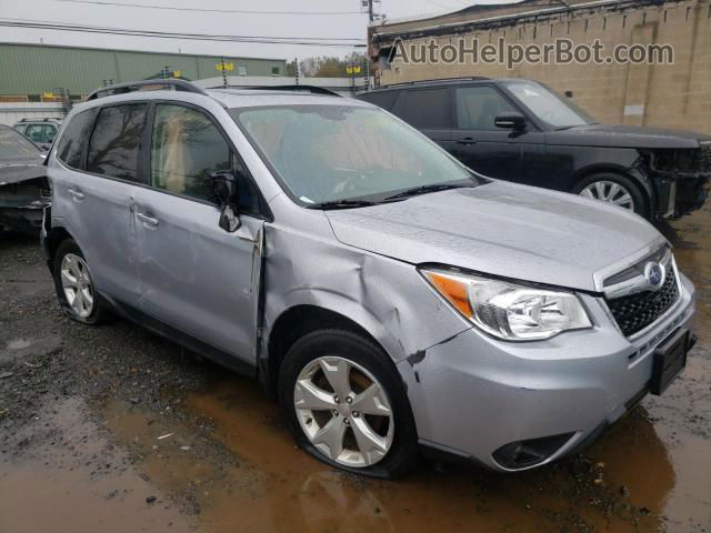 2016 Subaru Forester 2.5i Premium Silver vin: JF2SJAGC2GH558571