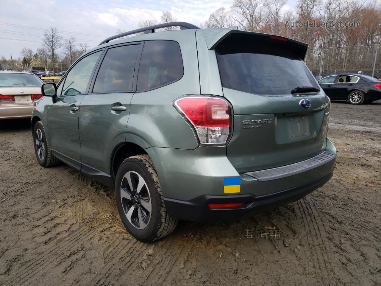 2017 Subaru Forester 2.5i Premium Green vin: JF2SJAGC2HH806416