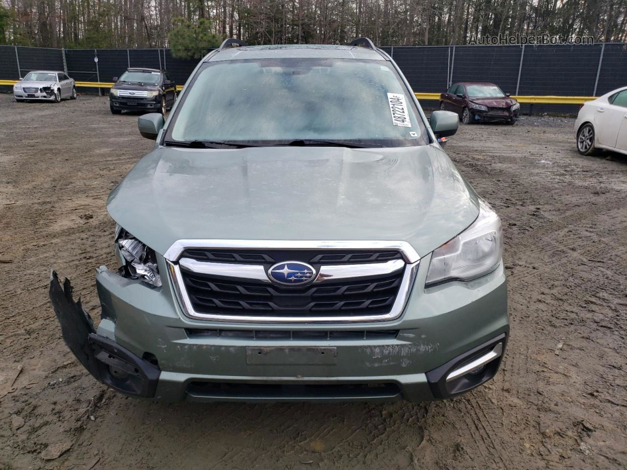 2017 Subaru Forester 2.5i Premium Green vin: JF2SJAGC2HH806416