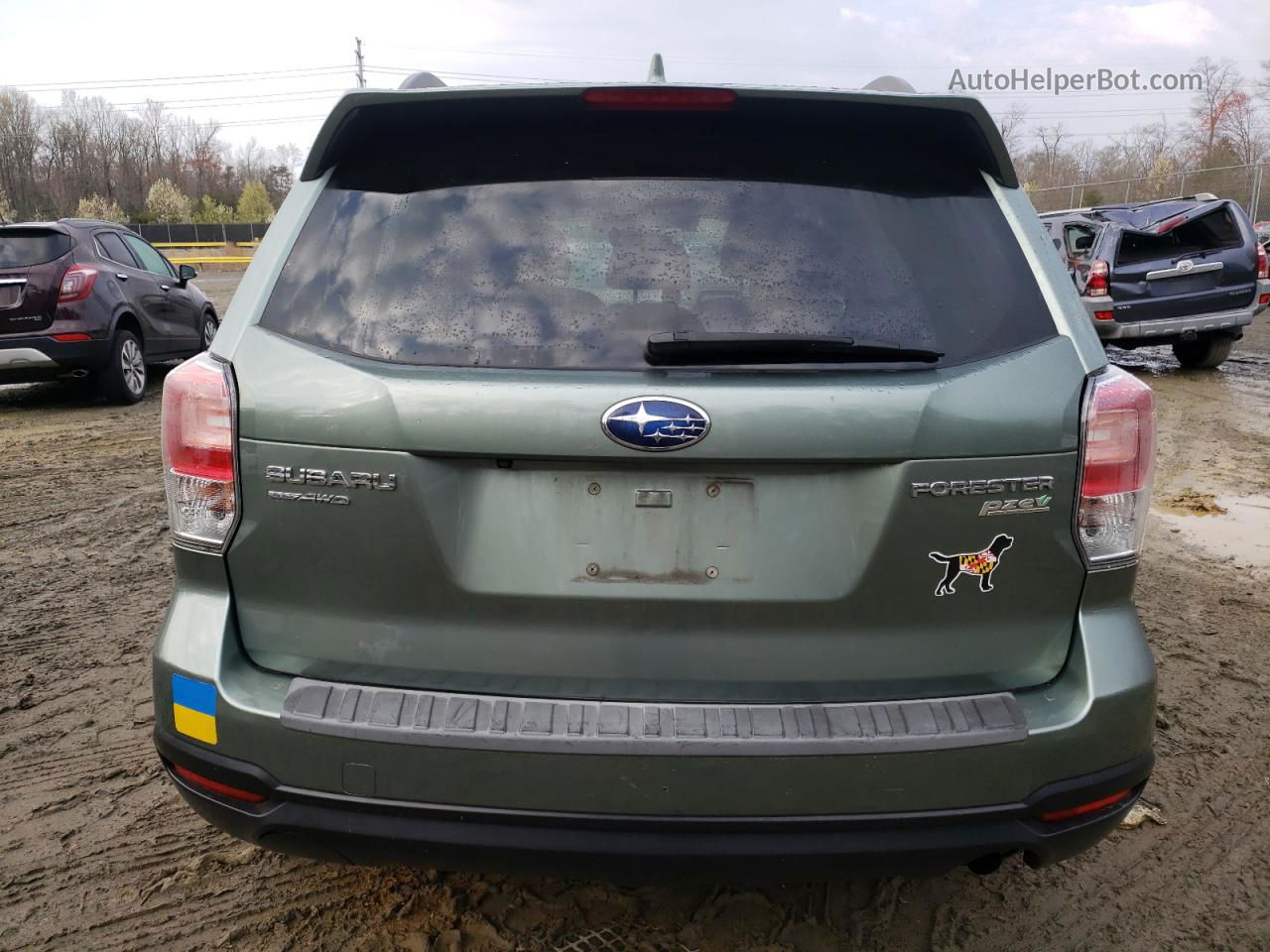 2017 Subaru Forester 2.5i Premium Green vin: JF2SJAGC2HH806416