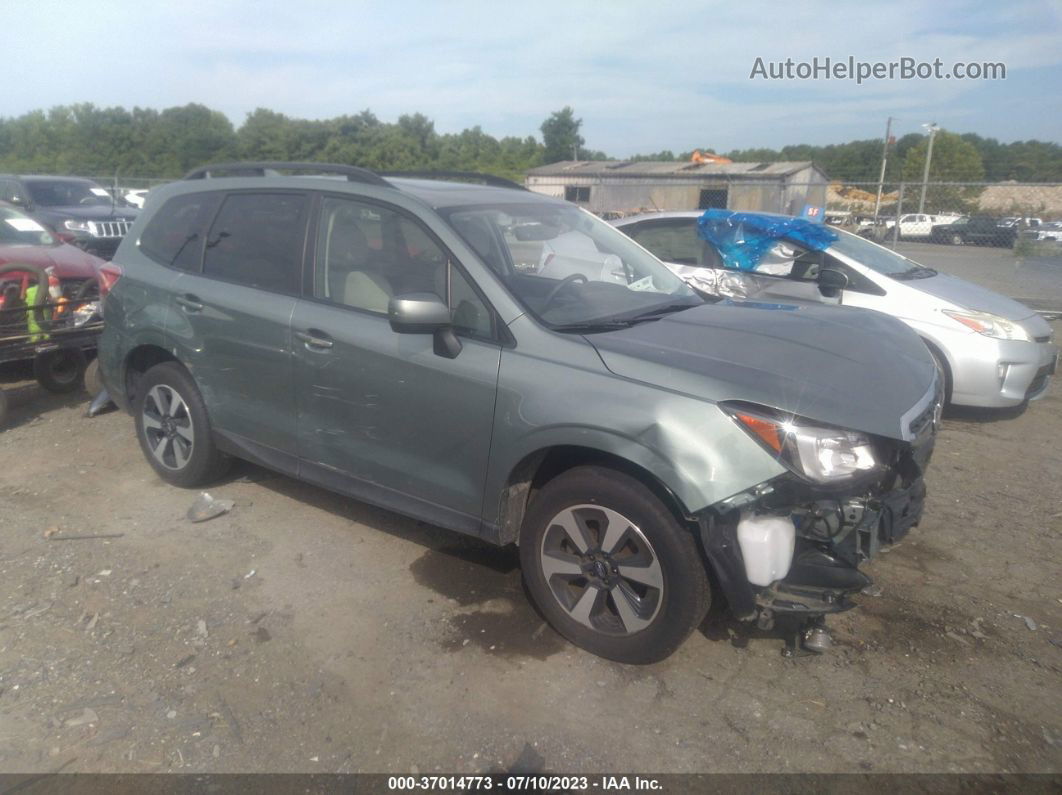 2018 Subaru Forester Premium Green vin: JF2SJAGC2JH573515