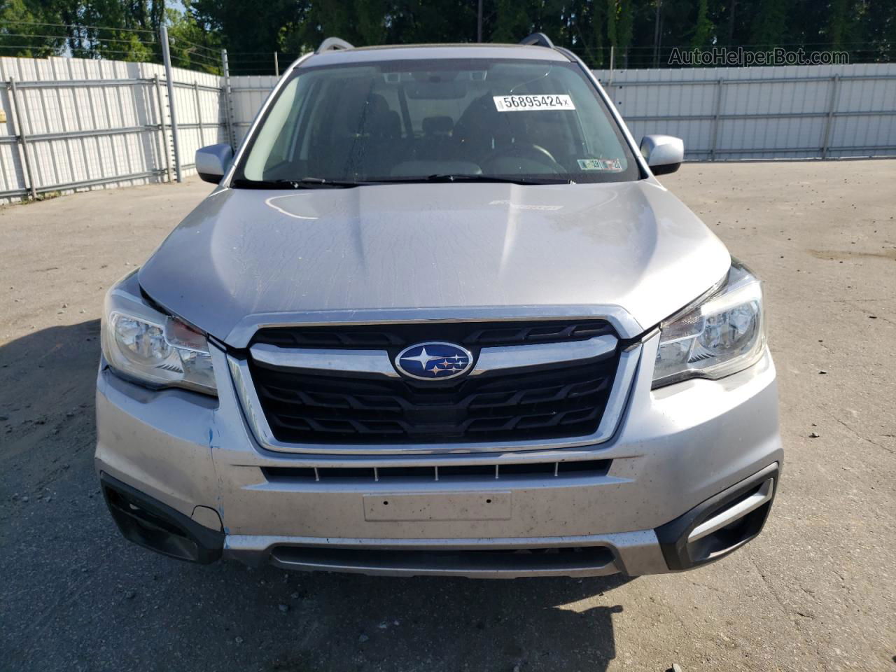 2017 Subaru Forester 2.5i Premium Silver vin: JF2SJAGC3HH503130