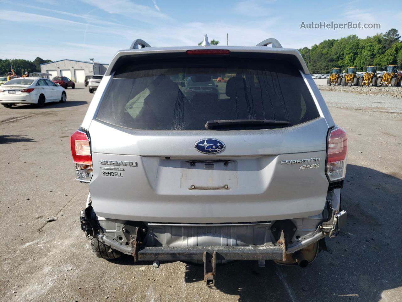 2017 Subaru Forester 2.5i Premium Silver vin: JF2SJAGC3HH503130