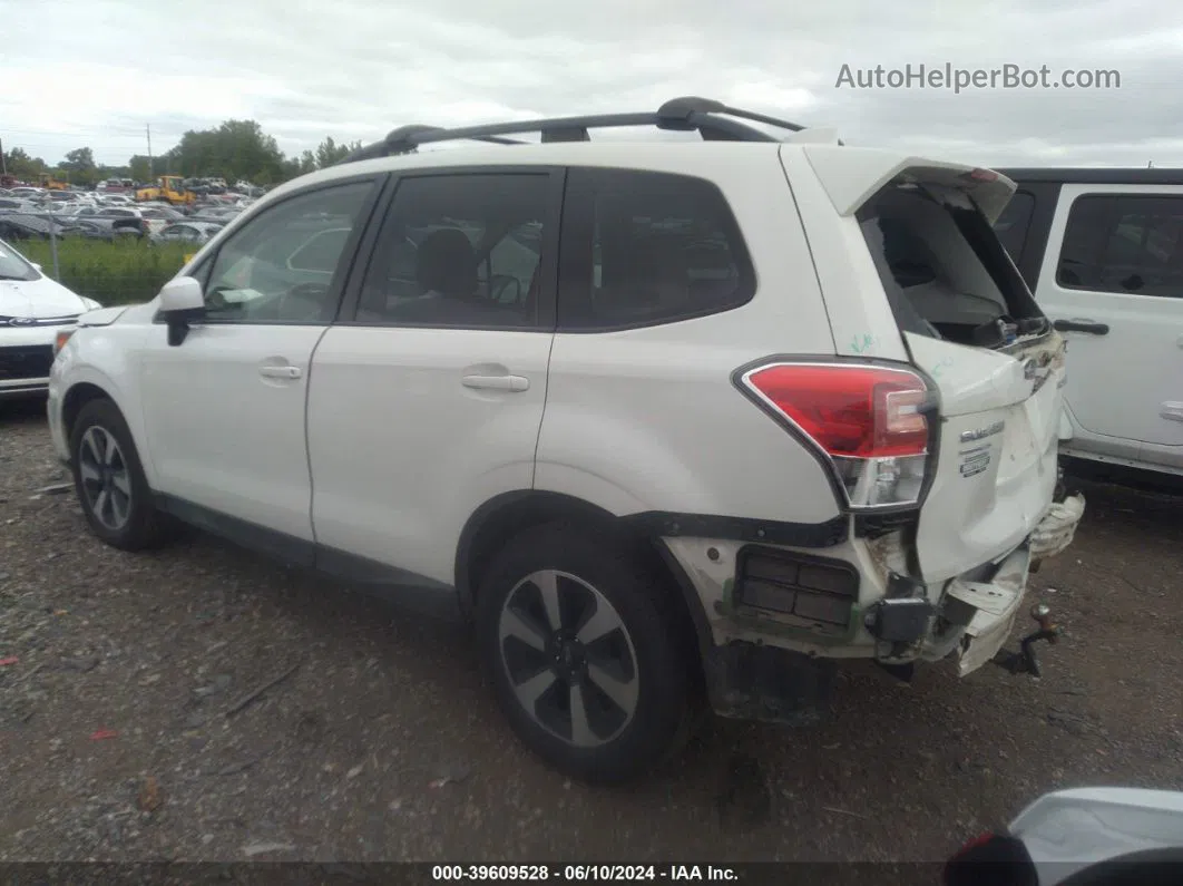 2018 Subaru Forester 2.5i Premium White vin: JF2SJAGC3JH469907