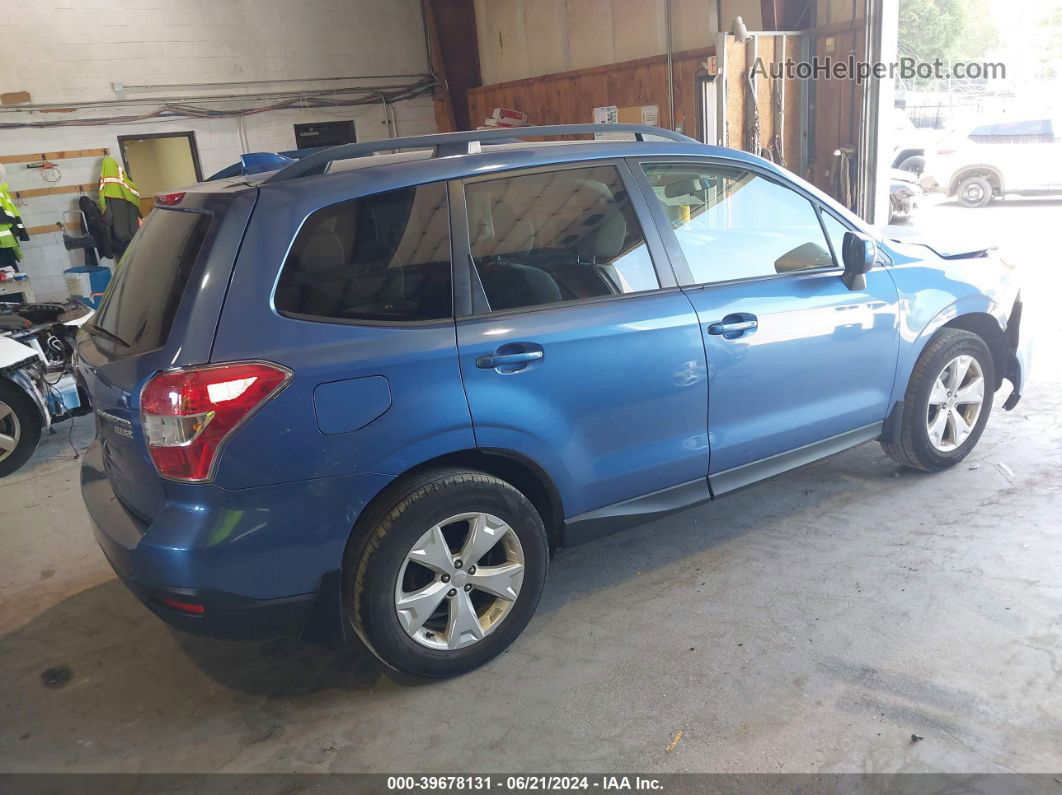 2016 Subaru Forester 2.5i Premium Blue vin: JF2SJAGC4GH513972