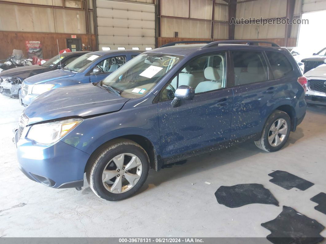 2016 Subaru Forester 2.5i Premium Blue vin: JF2SJAGC4GH513972