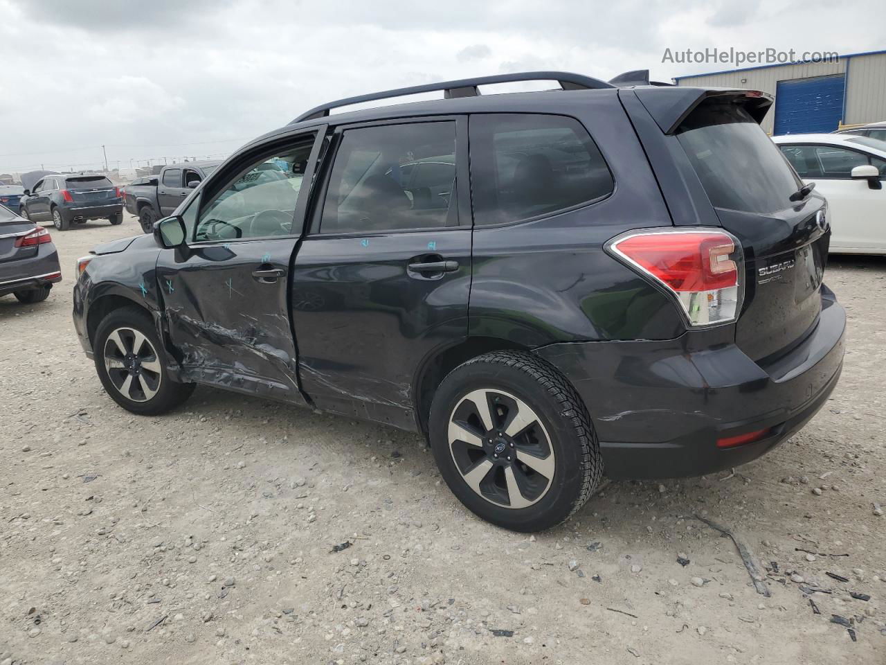 2017 Subaru Forester 2.5i Premium Gray vin: JF2SJAGC4HH447120