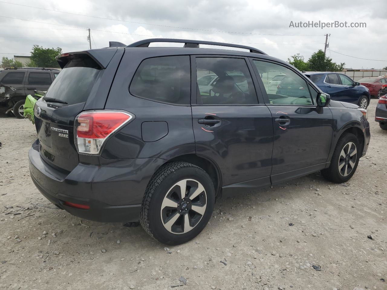 2017 Subaru Forester 2.5i Premium Gray vin: JF2SJAGC4HH447120