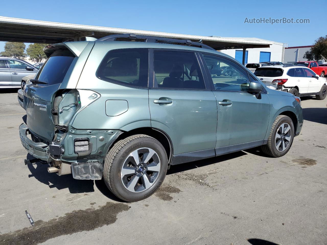 2017 Subaru Forester 2.5i Premium Green vin: JF2SJAGC4HH578452