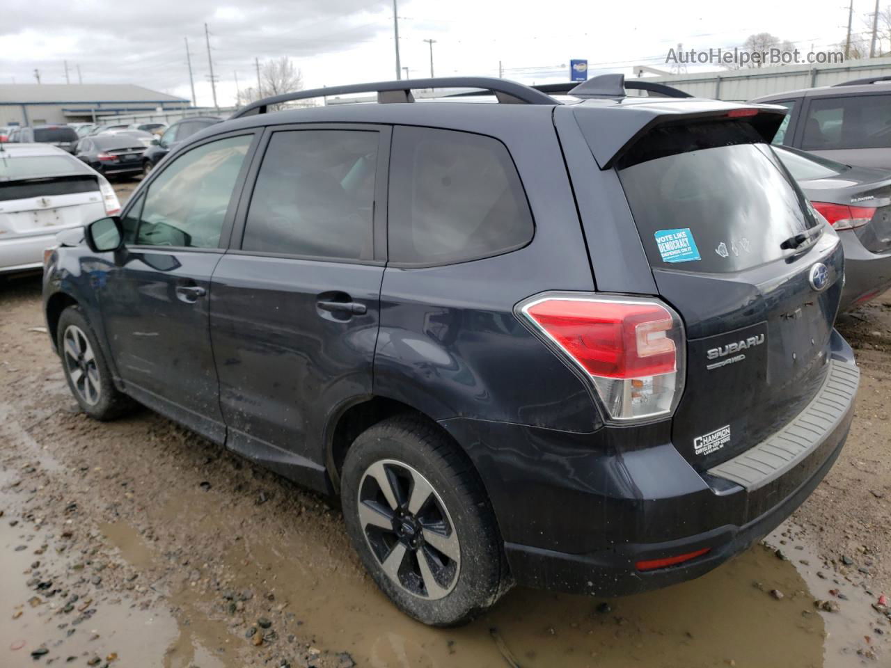 2018 Subaru Forester 2.5i Premium Черный vin: JF2SJAGC4JH403396