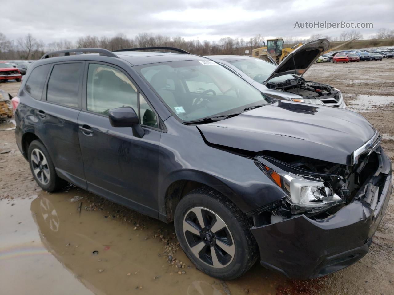 2018 Subaru Forester 2.5i Premium Черный vin: JF2SJAGC4JH403396