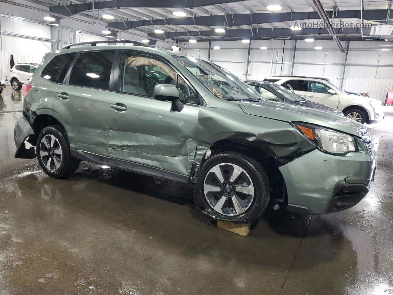 2018 Subaru Forester 2.5i Premium Green vin: JF2SJAGC4JH406279