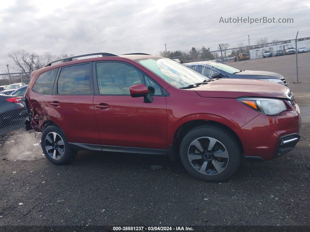 2018 Subaru Forester 2.5i Premium Red vin: JF2SJAGC4JH518967