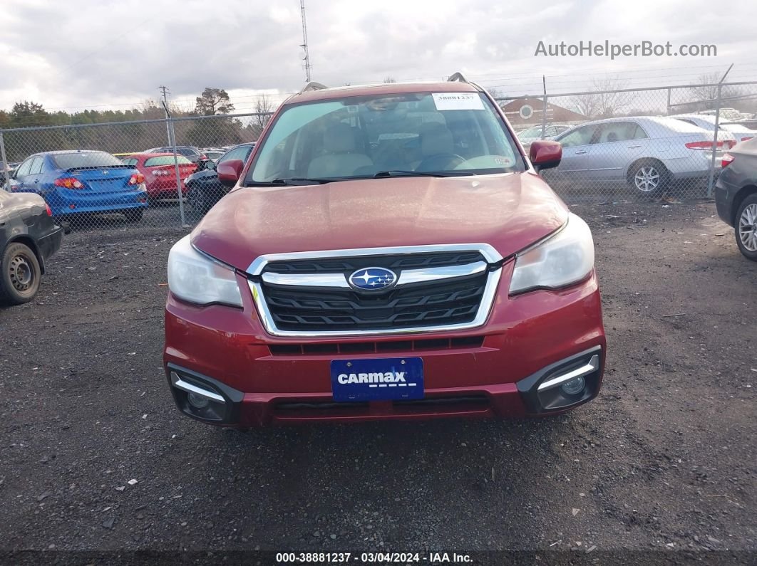 2018 Subaru Forester 2.5i Premium Red vin: JF2SJAGC4JH518967