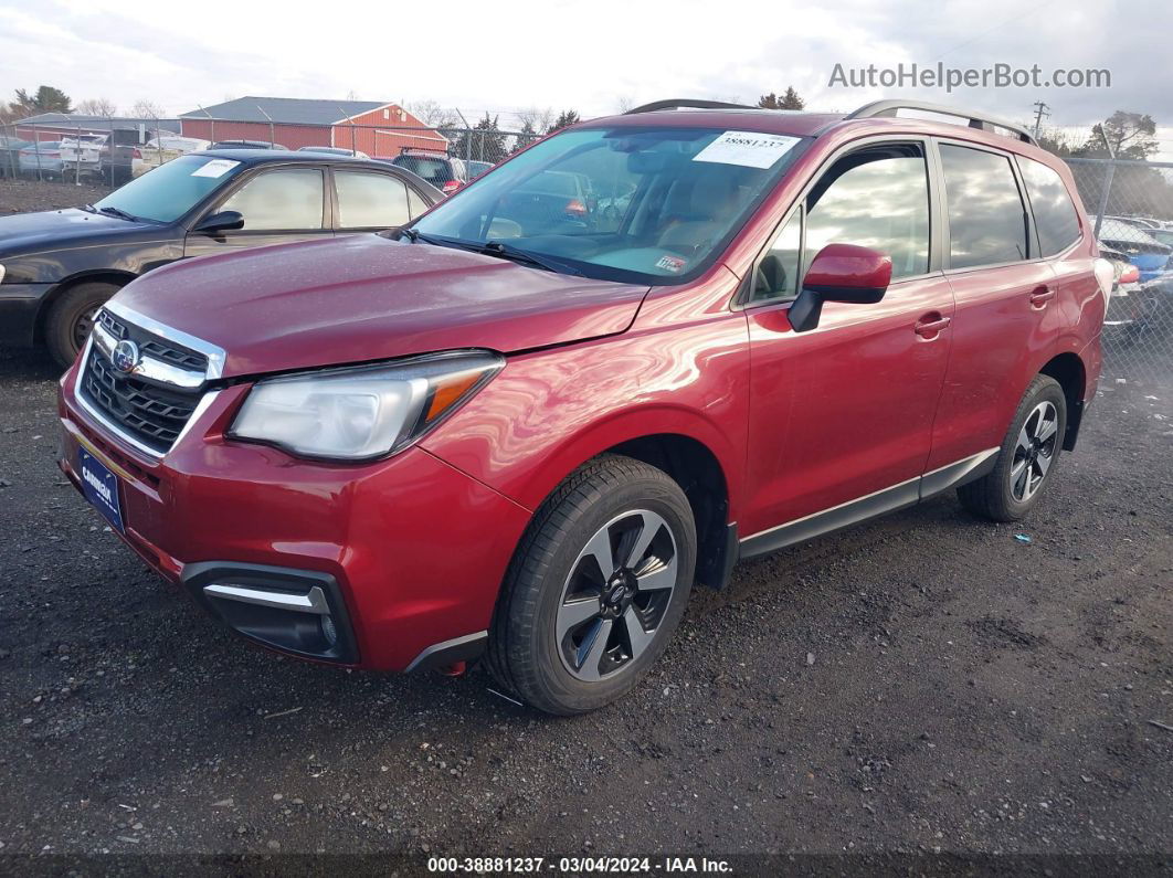 2018 Subaru Forester 2.5i Premium Red vin: JF2SJAGC4JH518967