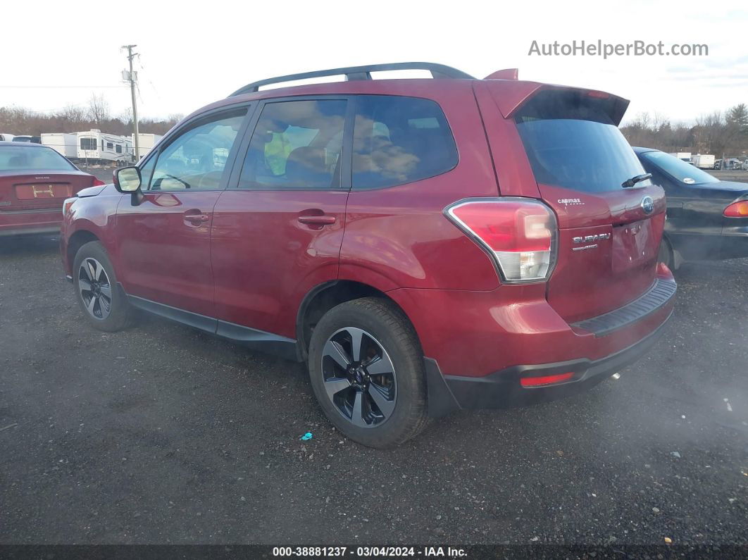 2018 Subaru Forester 2.5i Premium Red vin: JF2SJAGC4JH518967