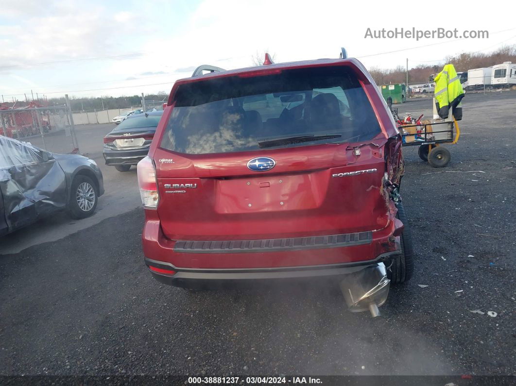 2018 Subaru Forester 2.5i Premium Red vin: JF2SJAGC4JH518967