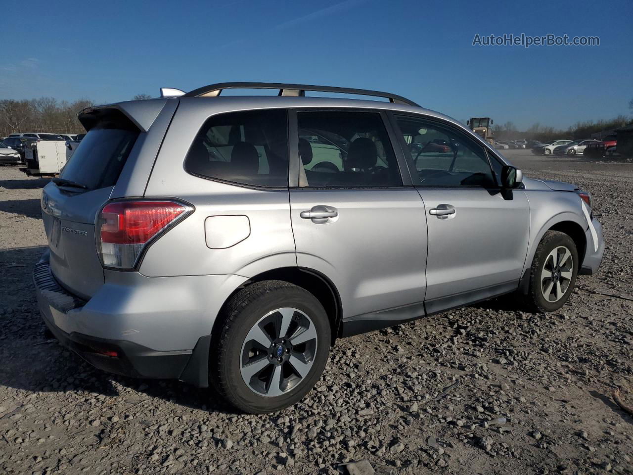 2018 Subaru Forester 2.5i Premium Silver vin: JF2SJAGC5JH418702