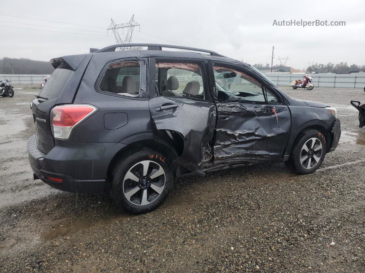 2018 Subaru Forester 2.5i Premium Charcoal vin: JF2SJAGC5JH437105