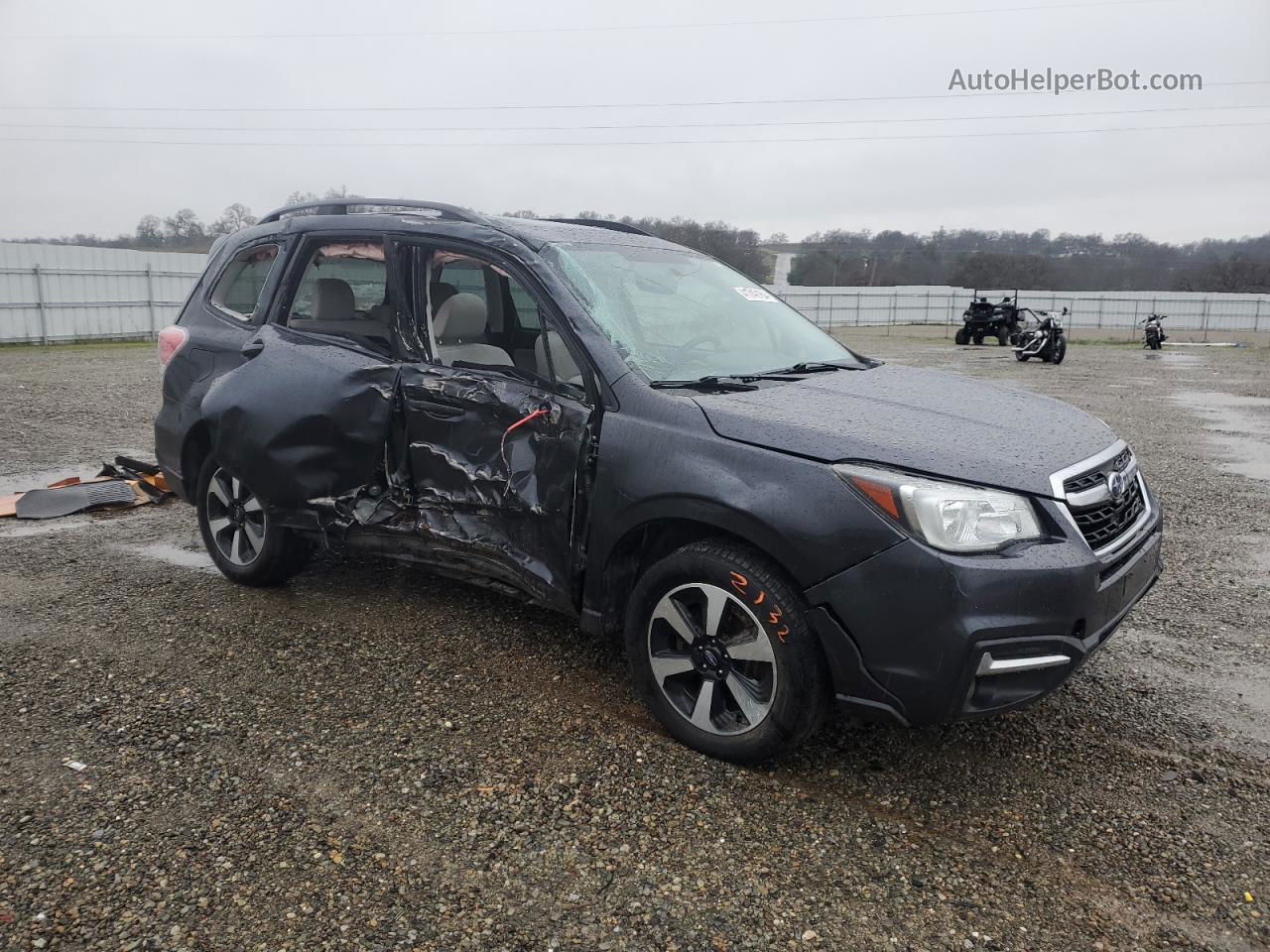 2018 Subaru Forester 2.5i Premium Угольный vin: JF2SJAGC5JH437105