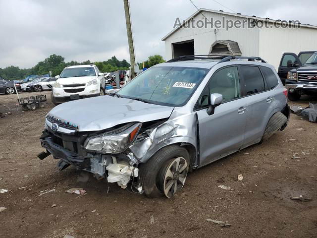 2018 Subaru Forester 2.5i Premium Silver vin: JF2SJAGC5JH566414